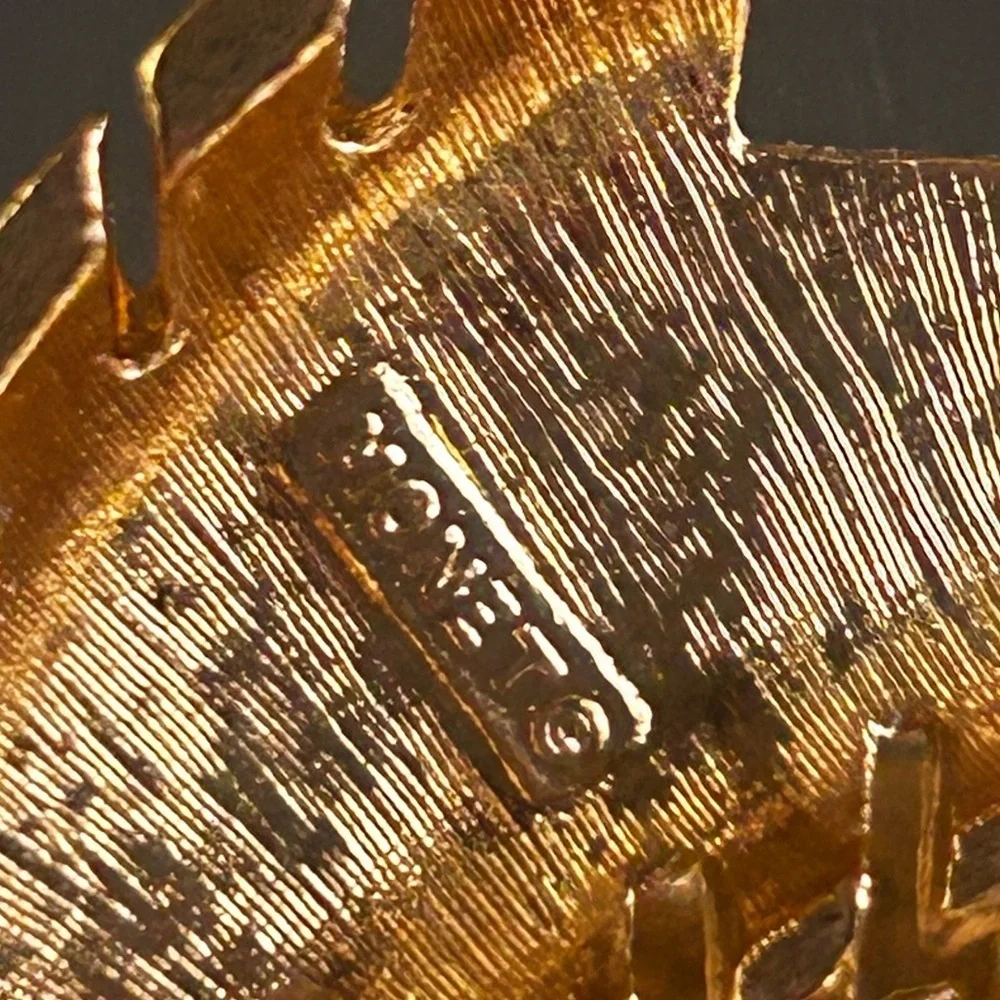 Vintage Monet gold brooch